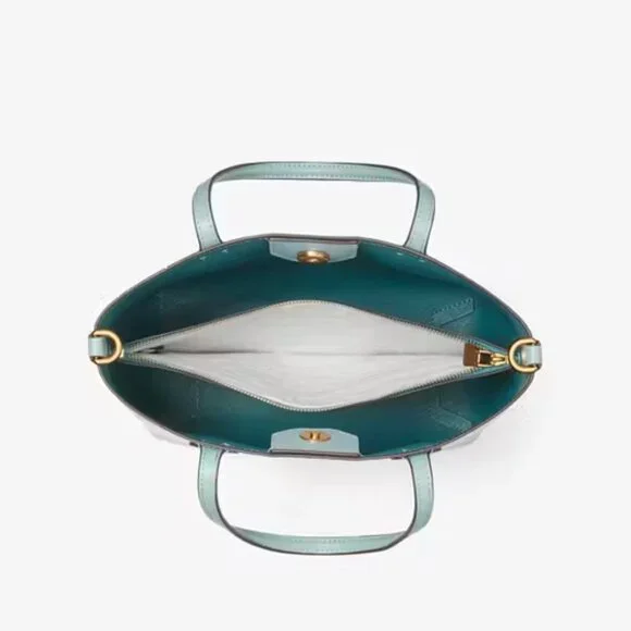 Kate Spade Bleecker Medium Crossbody Tote, Aegean Teal NWT! - Picture 2 of 11